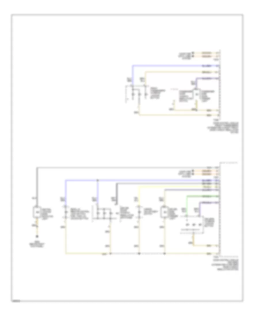 Instrument Illumination Wiring Diagram Early Production 2 of 2 for Audi A3 2007