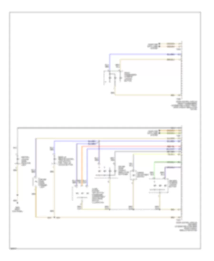 Instrument Illumination Wiring Diagram Late Production 2 of 2 for Audi A3 2007