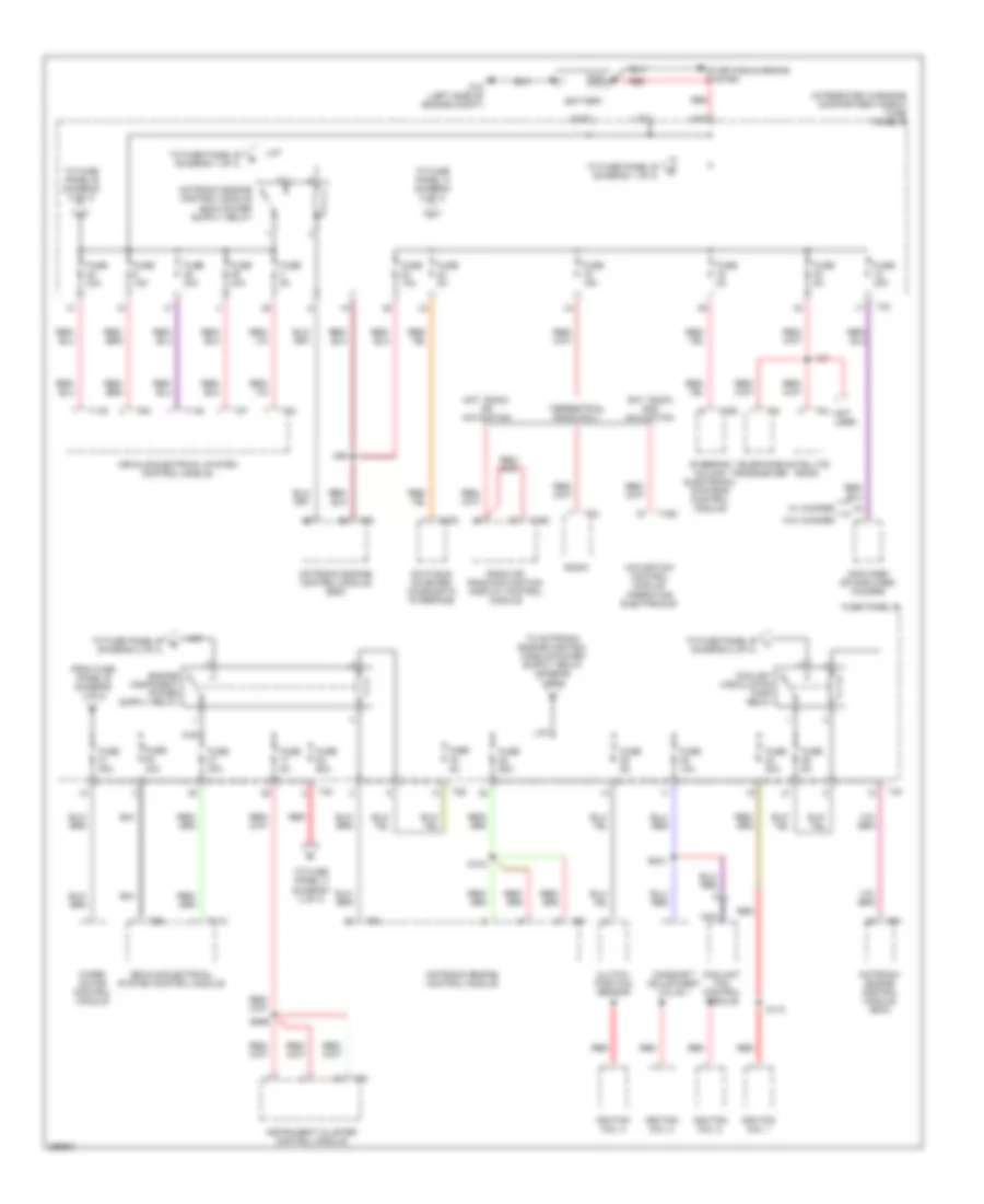 2 0L Turbo Power Distribution Wiring Diagram 1 of 4 for Audi A3 2007