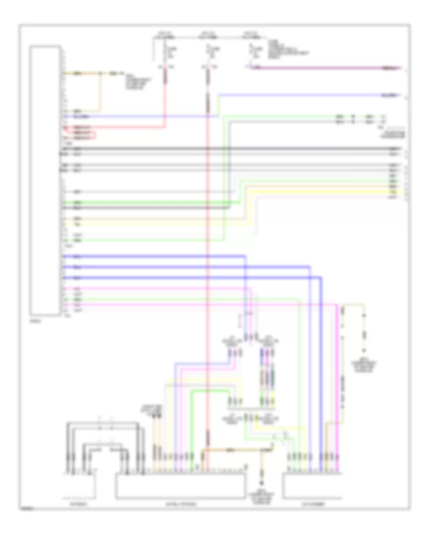 Bose Radio Wiring Diagram, Late Production (1 of 2) for Audi A3 2007