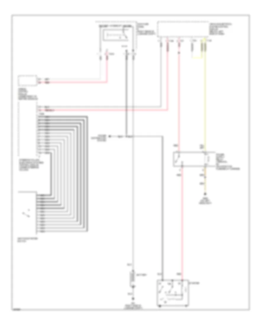 3.2L, Starting Wiring Diagram for Audi A3 2007