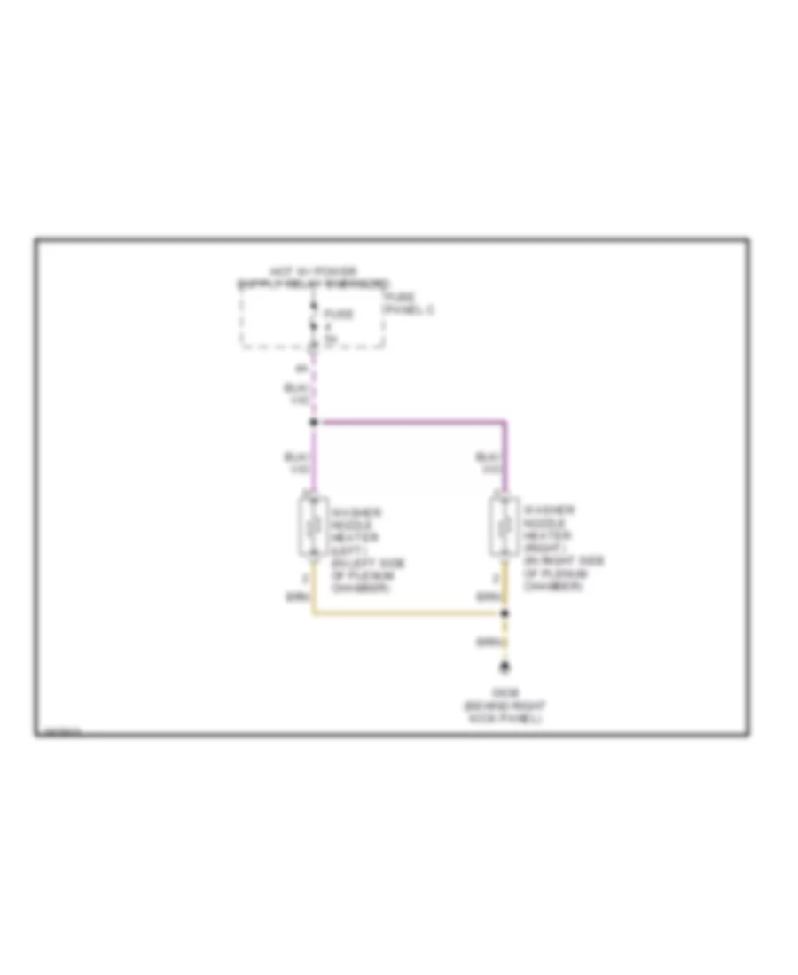 Электросхема быстрого подогрева для Audi A3 2007