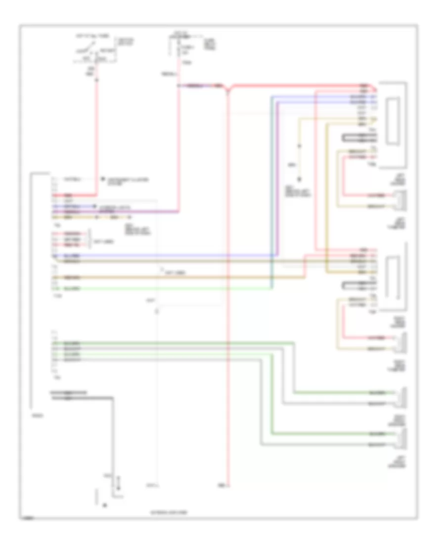 Электросхема магнитолы для Audi Cabriolet 1994
