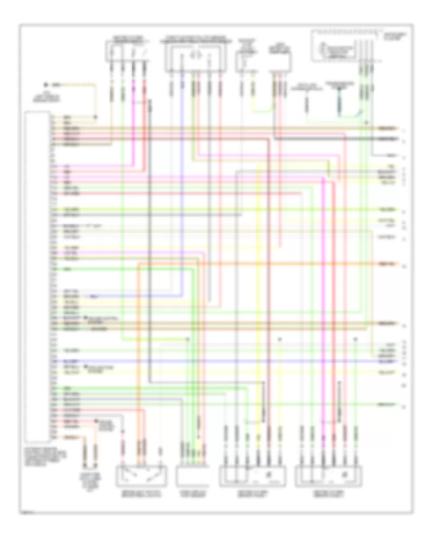 3.0L, Engine Performance Wiring Diagram (1 of 4) for Audi A6 2002