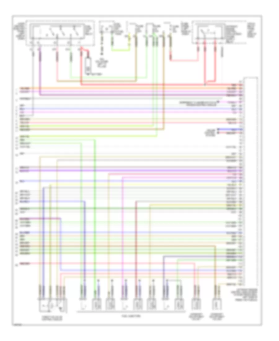4.2L, Engine Performance Wiring Diagram (4 of 4) for Audi A6 2002