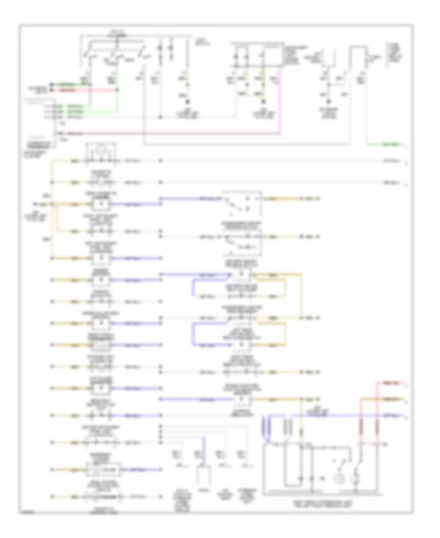 Interior Lights Wiring Diagram 1 of 3 for Audi A6 2002