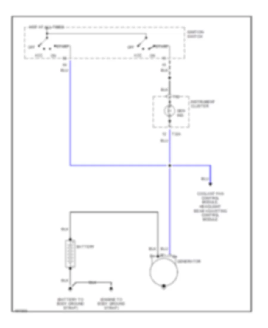 Charging Wiring Diagram for Audi A6 2002