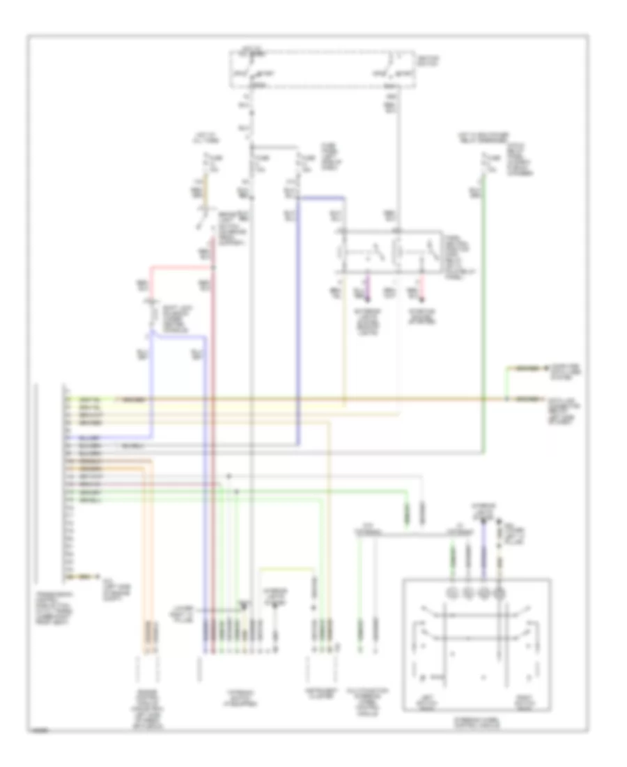 3 0L A T Wiring Diagram with CVT for Audi A6 2002