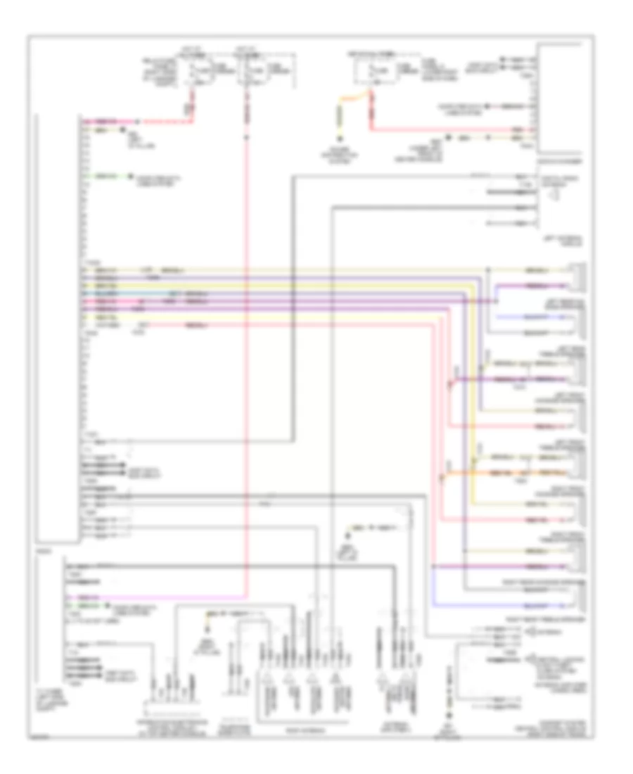Navigation Wiring Diagram Basic MMI for Audi Q5 3 2 2012