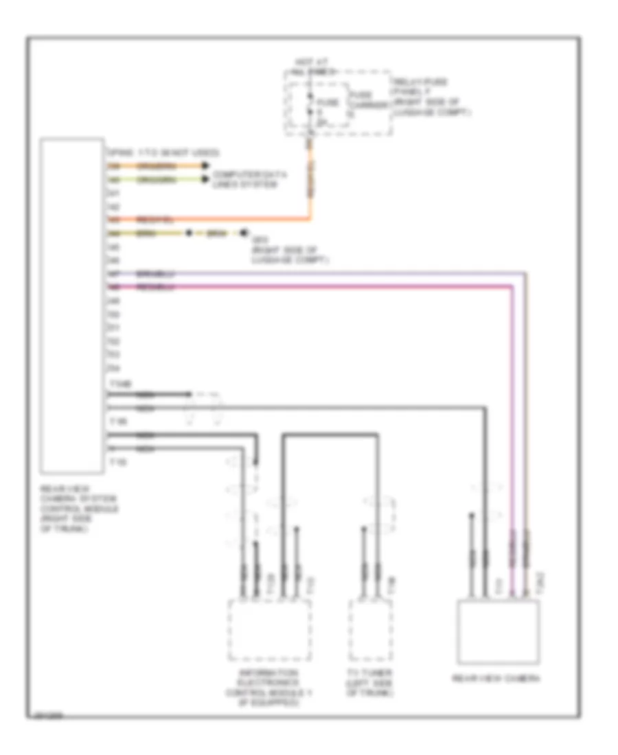 Rear Camera Wiring Diagram for Audi Q5 3 2 2012