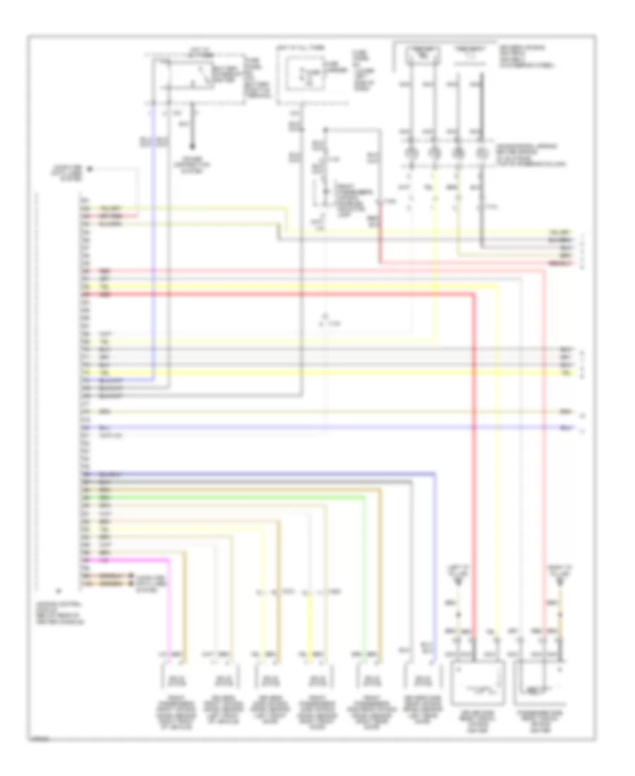 Supplemental Restraints Wiring Diagram 1 of 3 for Audi Q5 3 2 2012