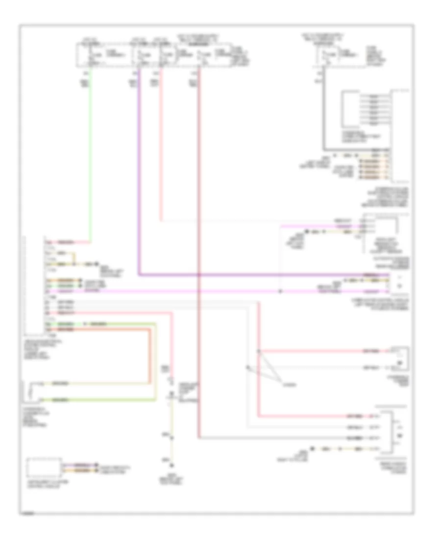 Wiper Washer Wiring Diagram for Audi A4 Premium Plus 2014