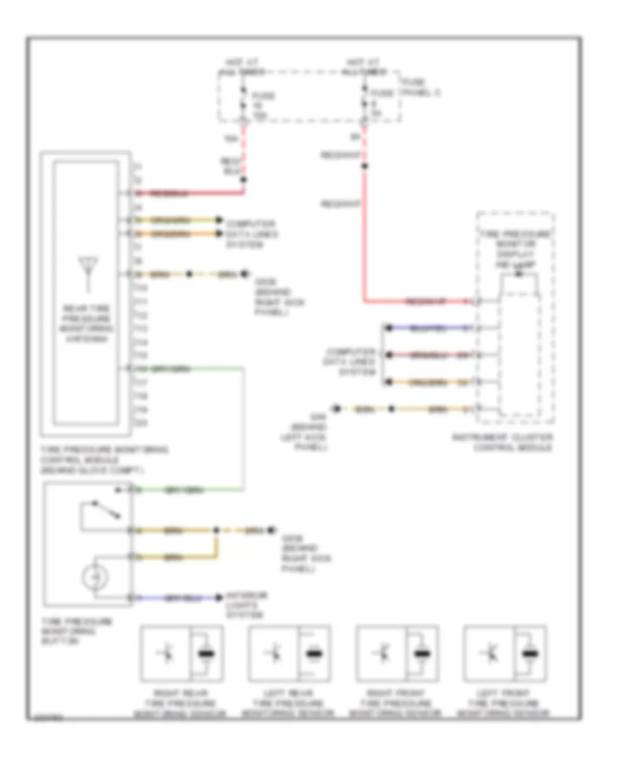 Warning Systems Wiring Diagram for Audi A3 2 0T Quattro 2010