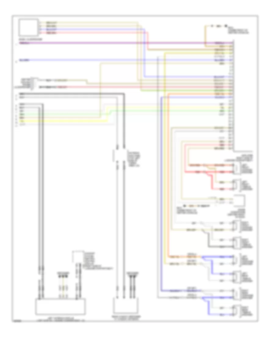 Bose Radio Wiring Diagram, Late Production (2 of 2) for Audi A3 Quattro 2007