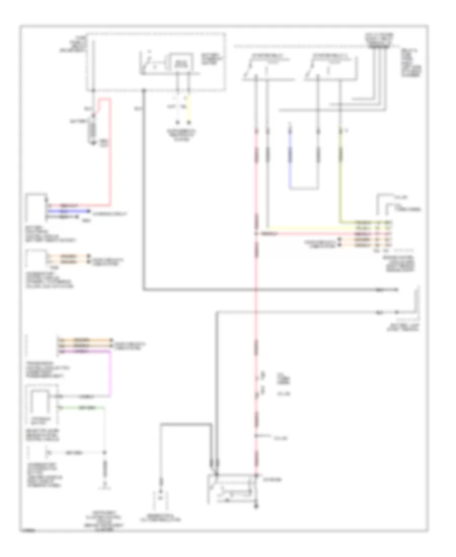 Starting Wiring Diagram for Audi Q7 3.0 TDI 2012