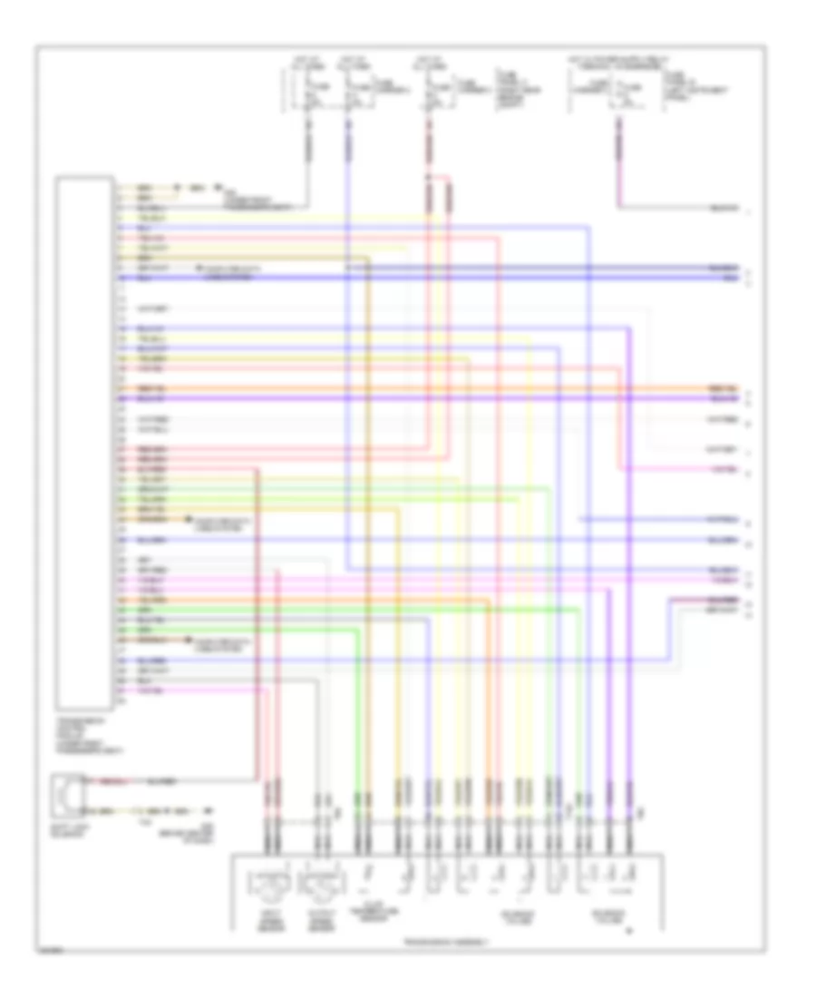 Transmission Wiring Diagram 1 of 3 for Audi Q7 3 0 TDI 2012