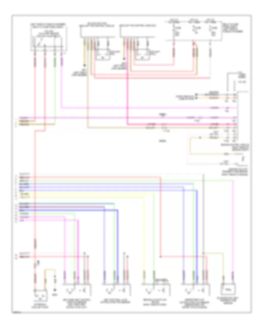 Automatic AC Wiring Diagram, Basic (2 of 2) for Audi Q7 3.0 TDI 2012