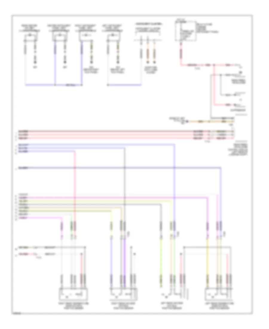 Rear AC Wiring Diagram (2 of 2) for Audi Q7 3.0 TDI 2012
