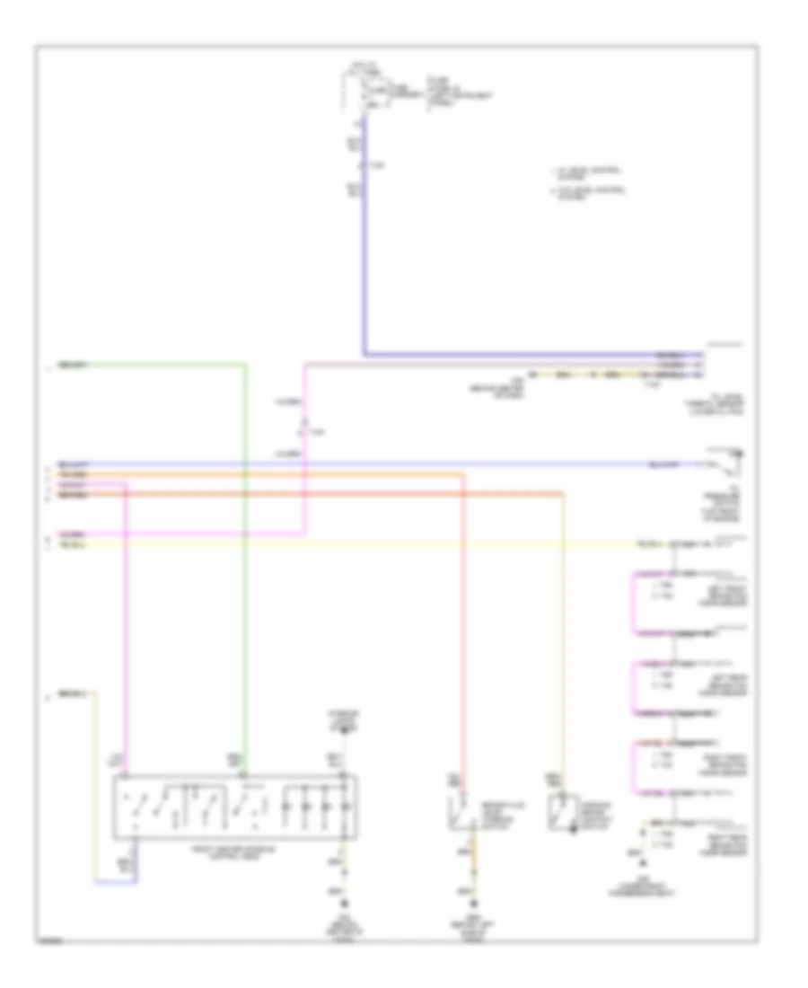 Instrument Cluster Wiring Diagram (2 of 2) for Audi Q7 3.0 TDI 2012