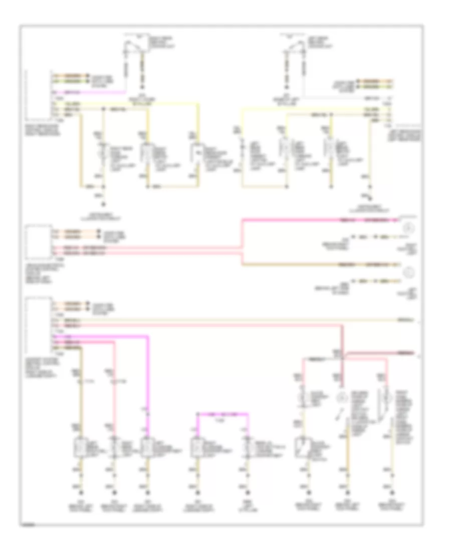 Courtesy Lamps Wiring Diagram 1 of 2 for Audi Q7 3 0 TDI 2012