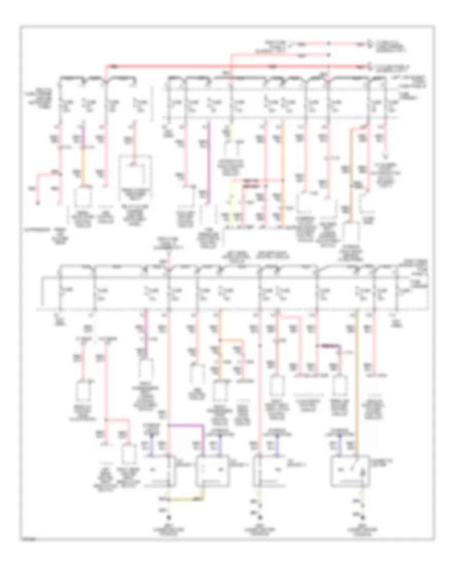 3.0L SC, Power Distribution Wiring Diagram (2 of 7) for Audi Q7 3.0 TDI 2012