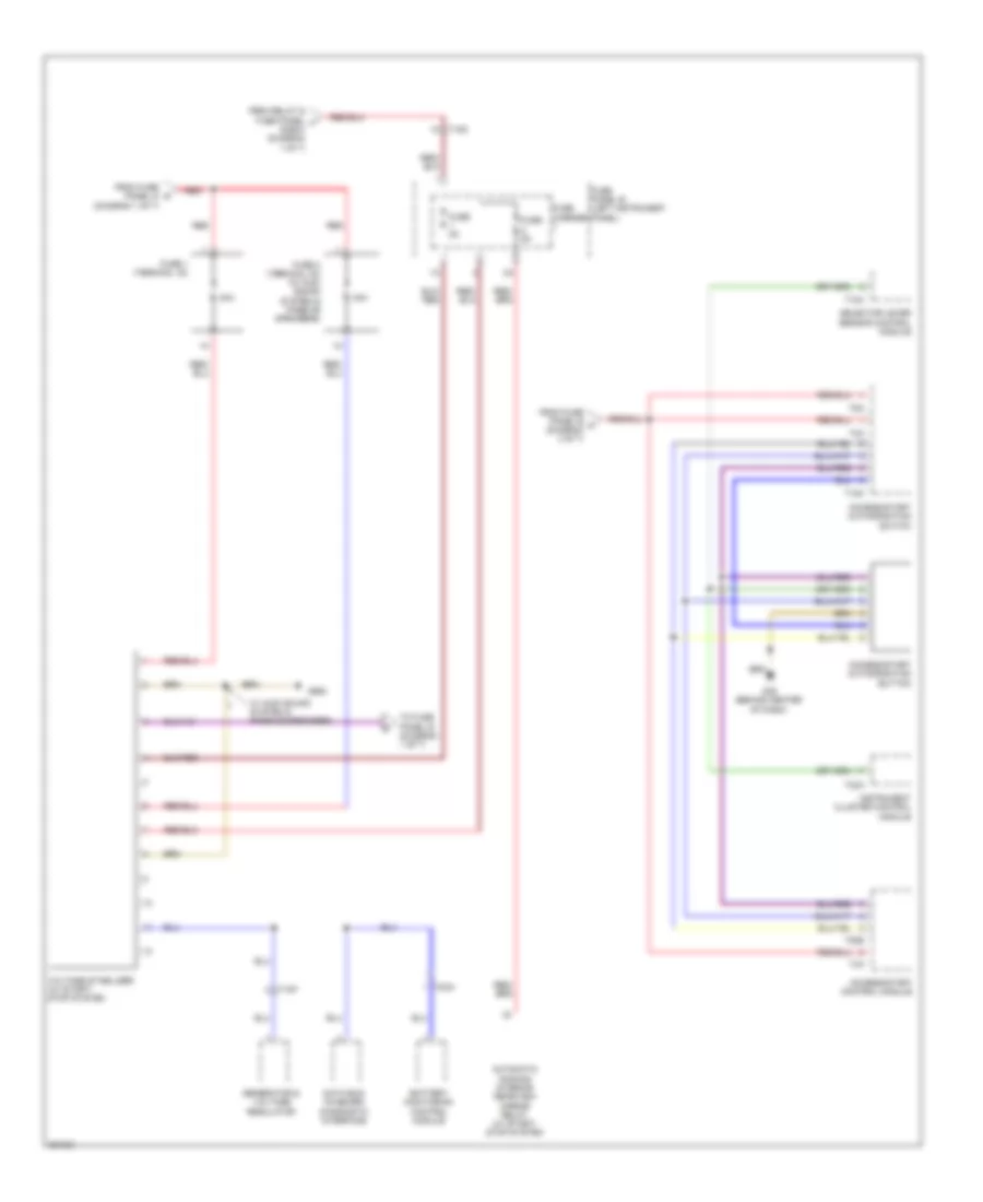3.0L Turbo Diesel, Power Distribution Wiring Diagram (2 of 7) for Audi Q7 3.0 TDI 2012