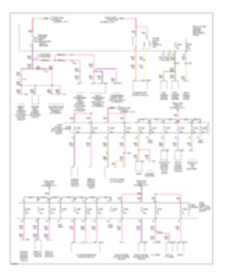 3 0L Turbo Diesel Power Distribution Wiring Diagram 7 of 7 for Audi Q7 3 0 TDI 2012