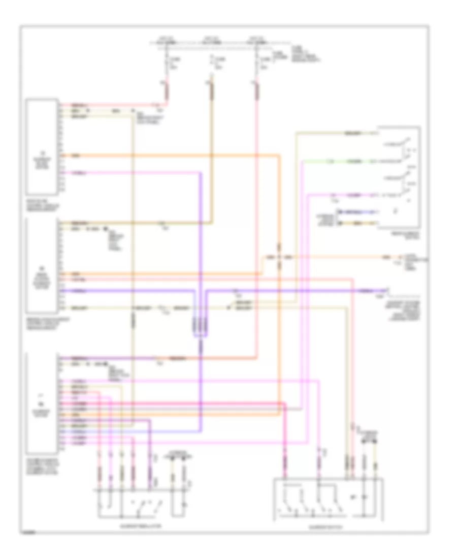 Power TopSunroof Wiring Diagram for Audi Q7 3.0 TDI 2012