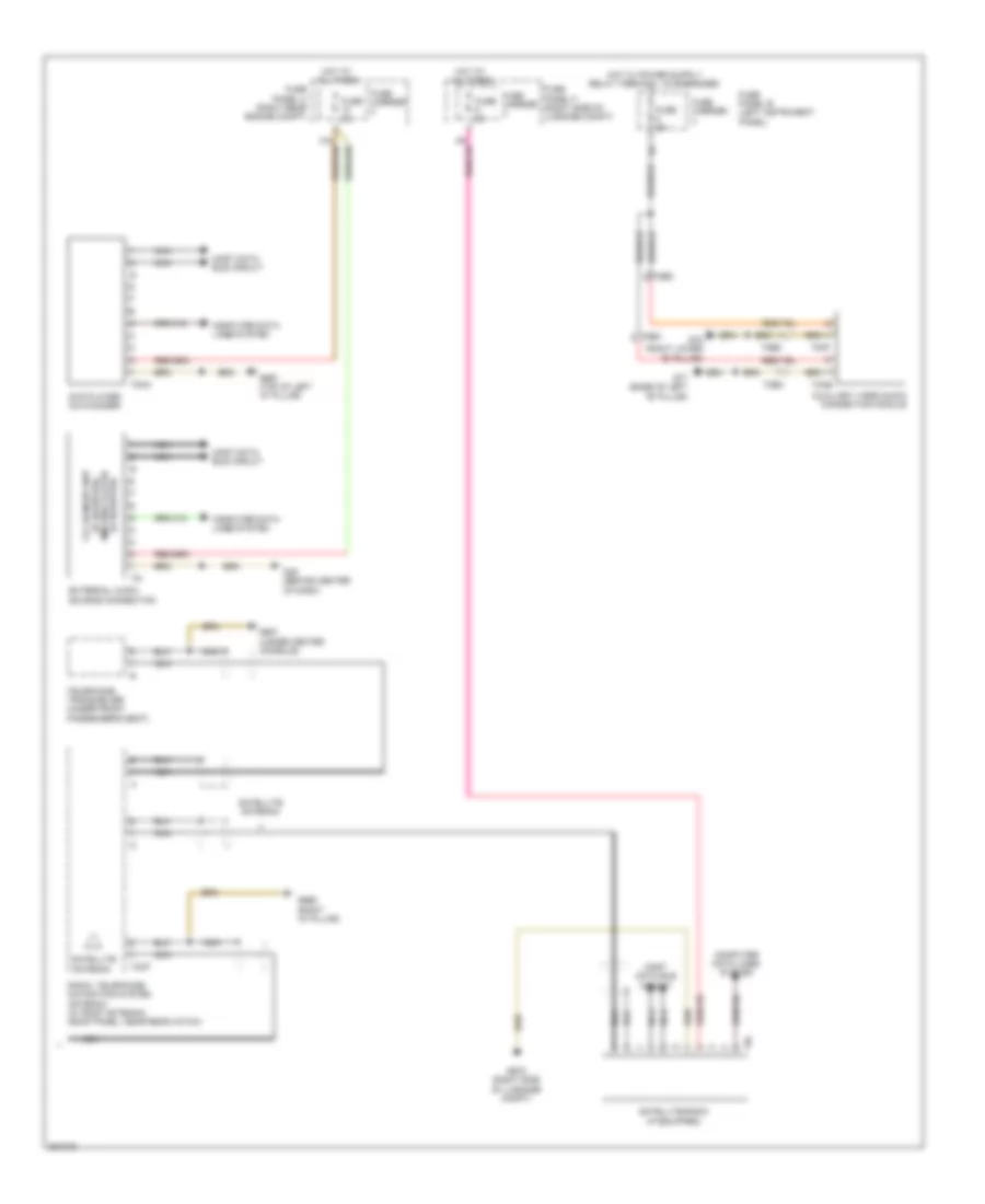 Radio Wiring Diagram Basic 2 of 2 for Audi Q7 3 0 TDI 2012