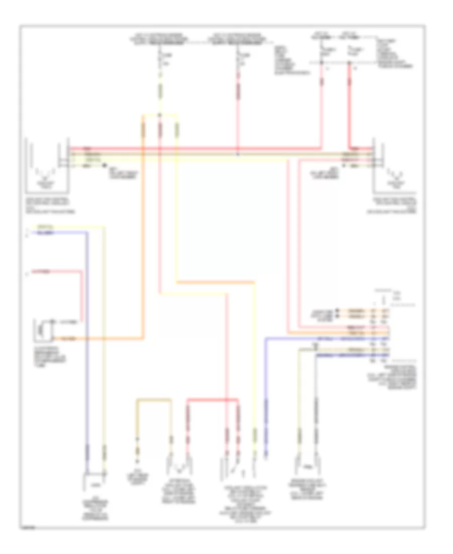 Automatic AC Wiring Diagram, Comfort (3 of 3) for Audi A4 2.0T 2010