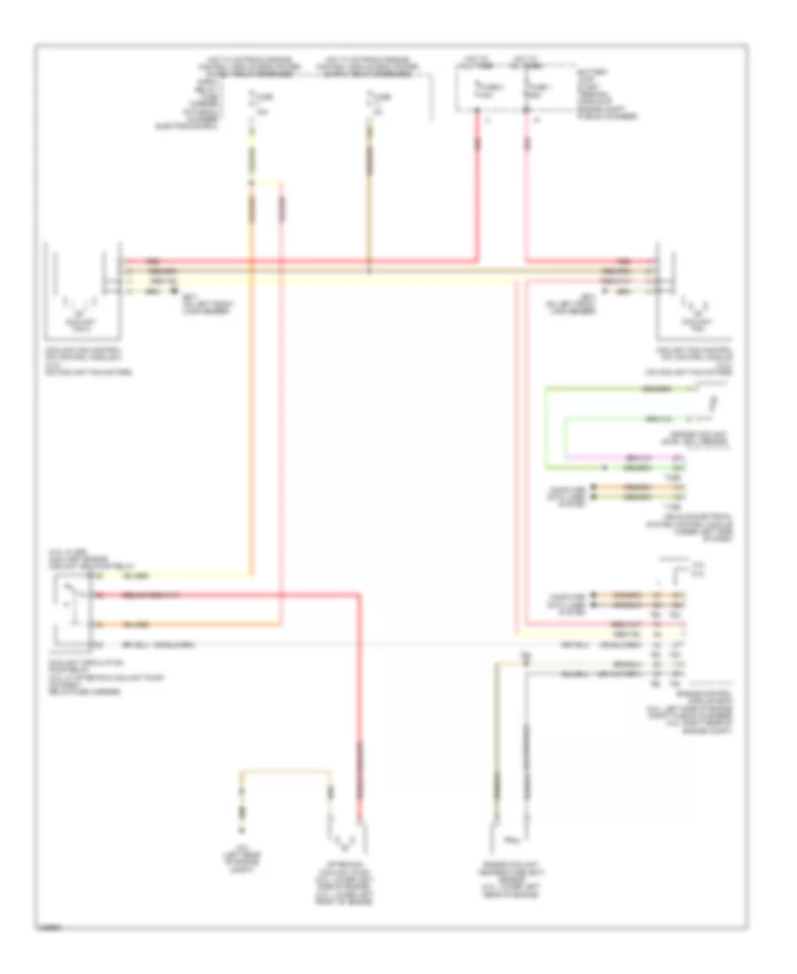 Cooling Fan Wiring Diagram for Audi A4 2.0T 2010