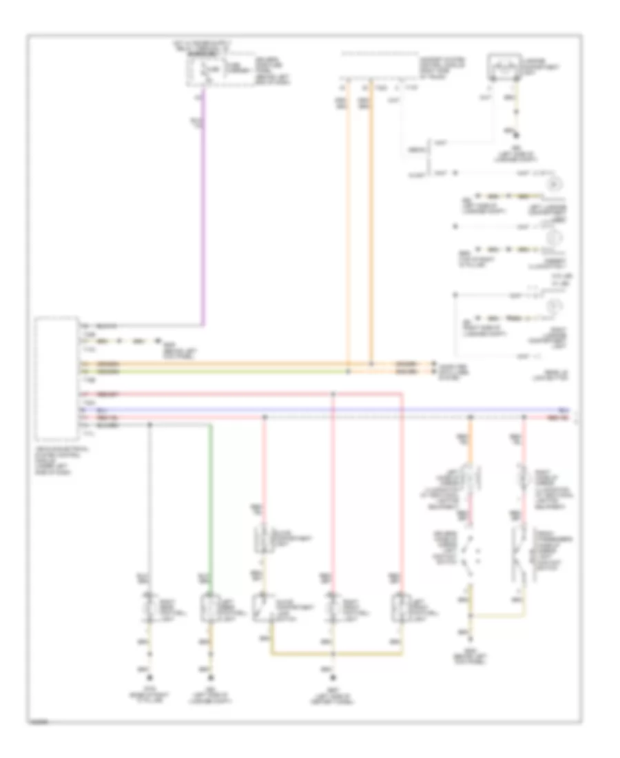 Courtesy Lamps Wiring Diagram 1 of 2 for Audi A4 2 0T 2010