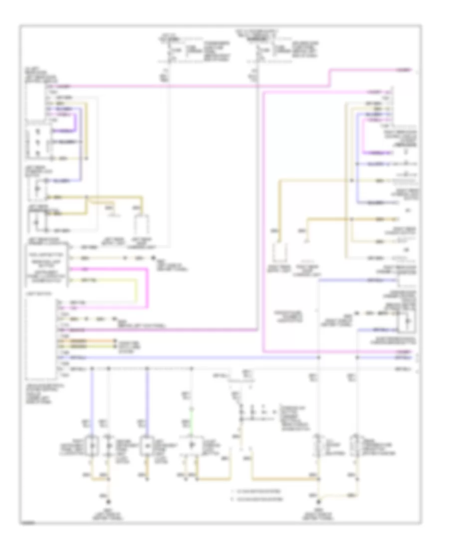 Instrument Illumination Wiring Diagram 1 of 2 for Audi A4 2 0T 2010