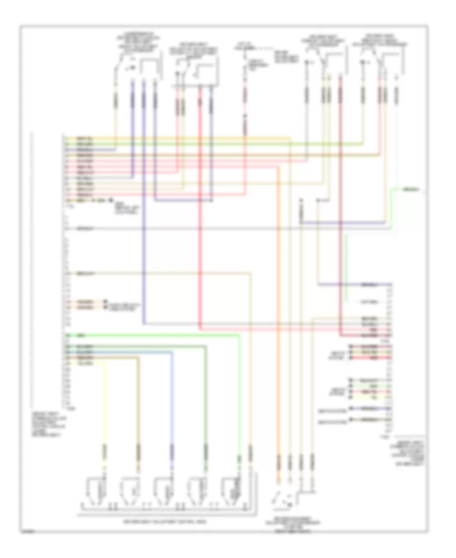 Memory Systems Wiring Diagram 1 of 3 for Audi A4 2 0T 2010