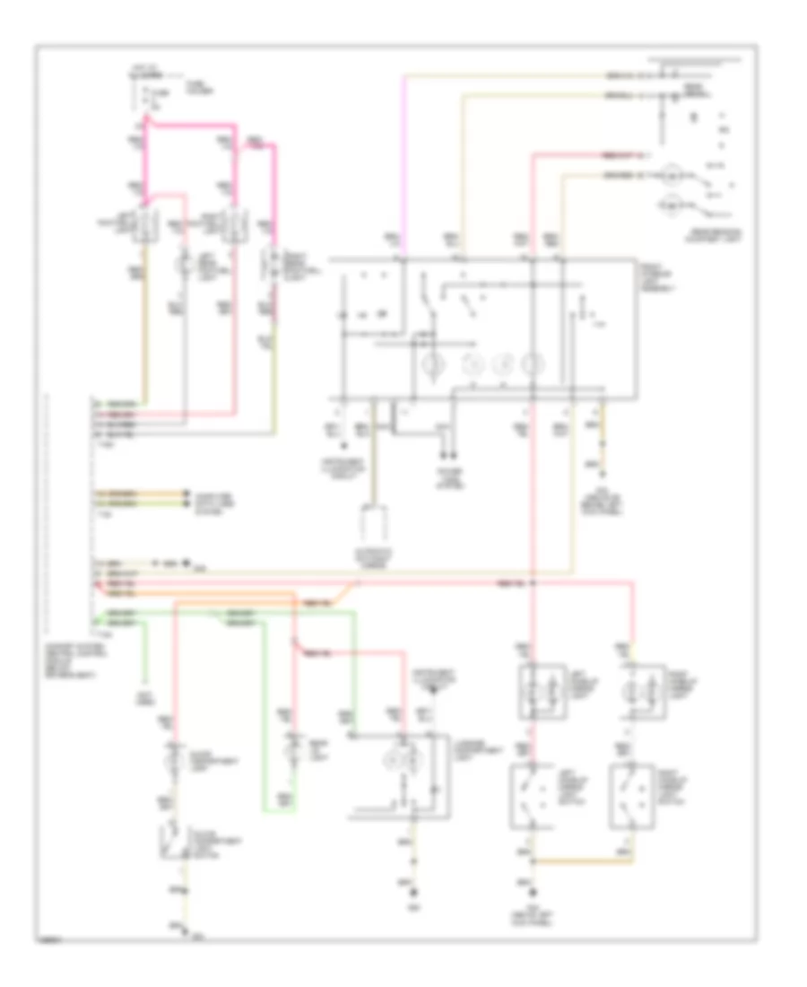 Courtesy Lamps Wiring Diagram Avant 1 of 2 for Audi A4 2007