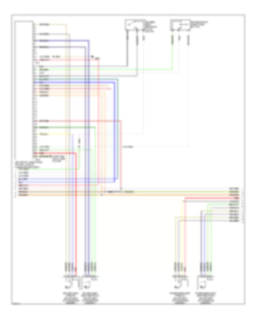 Memory Systems Wiring Diagram Convertible 2 of 4 for Audi A4 2007