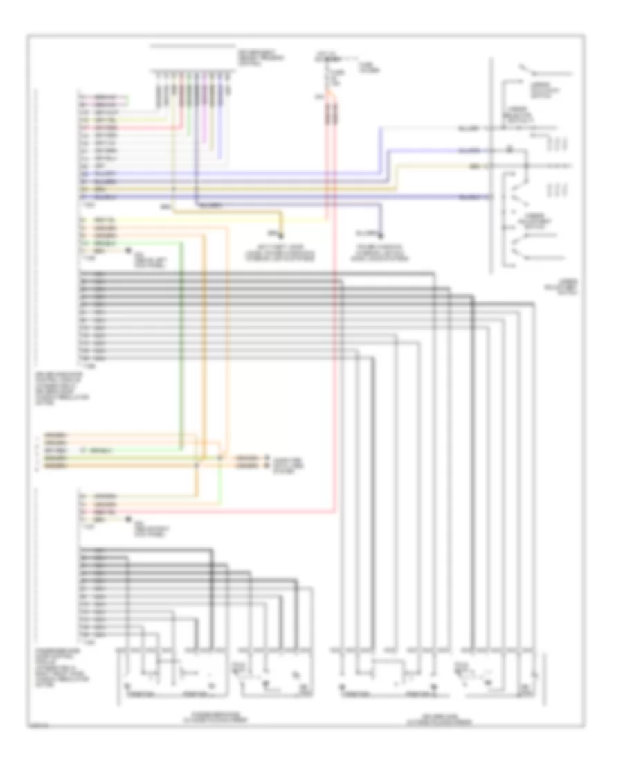 Memory Systems Wiring Diagram, Convertible (4 of 4) for Audi A4 2007
