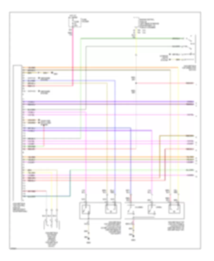 Convertible Top Wiring Diagram 1 of 2 for Audi A4 2007