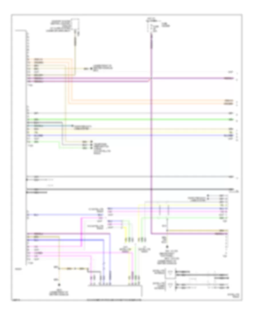 Radio Wiring Diagram, Convertible with Bose (1 of 2) for Audi A4 2007