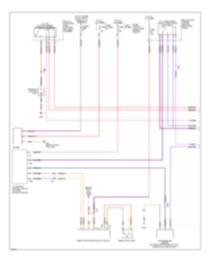 Cooling Fan Wiring Diagram 1 of 2 for Audi Q7 3 0T 2012