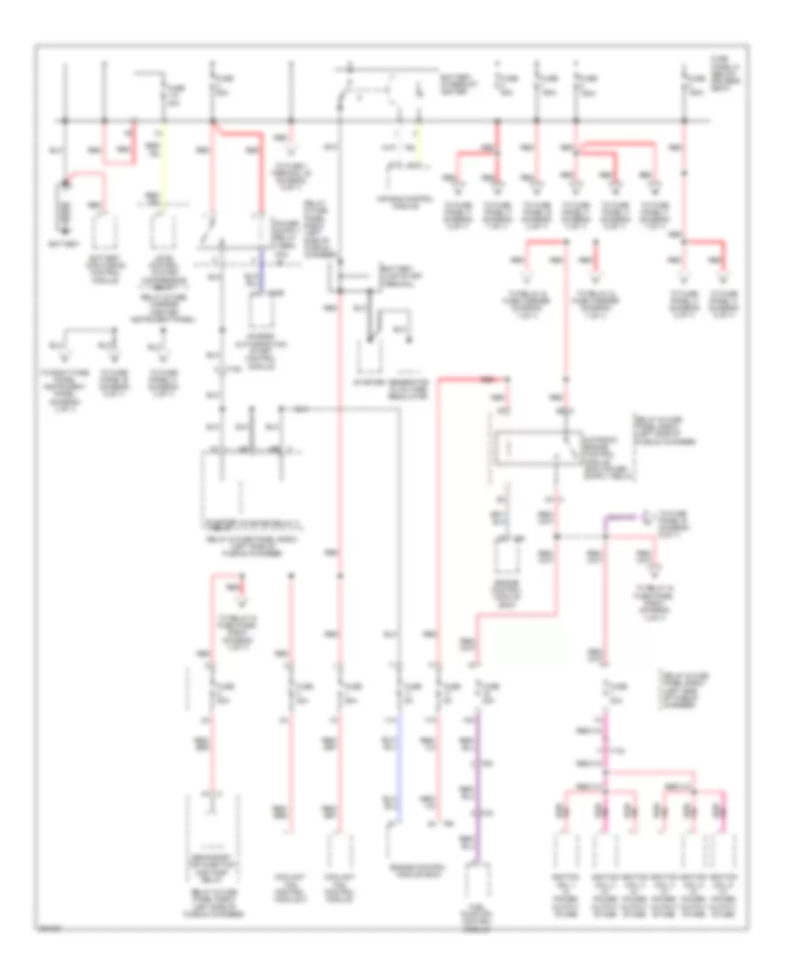 3 0L SC Power Distribution Wiring Diagram 1 of 7 for Audi Q7 3 0T 2012