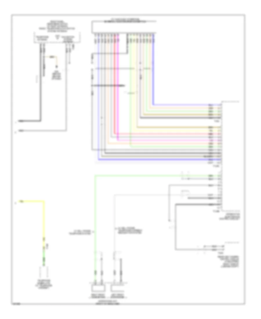 Multimedia Interface Wiring Diagram 2 of 2 for Audi Q7 3 0T 2012