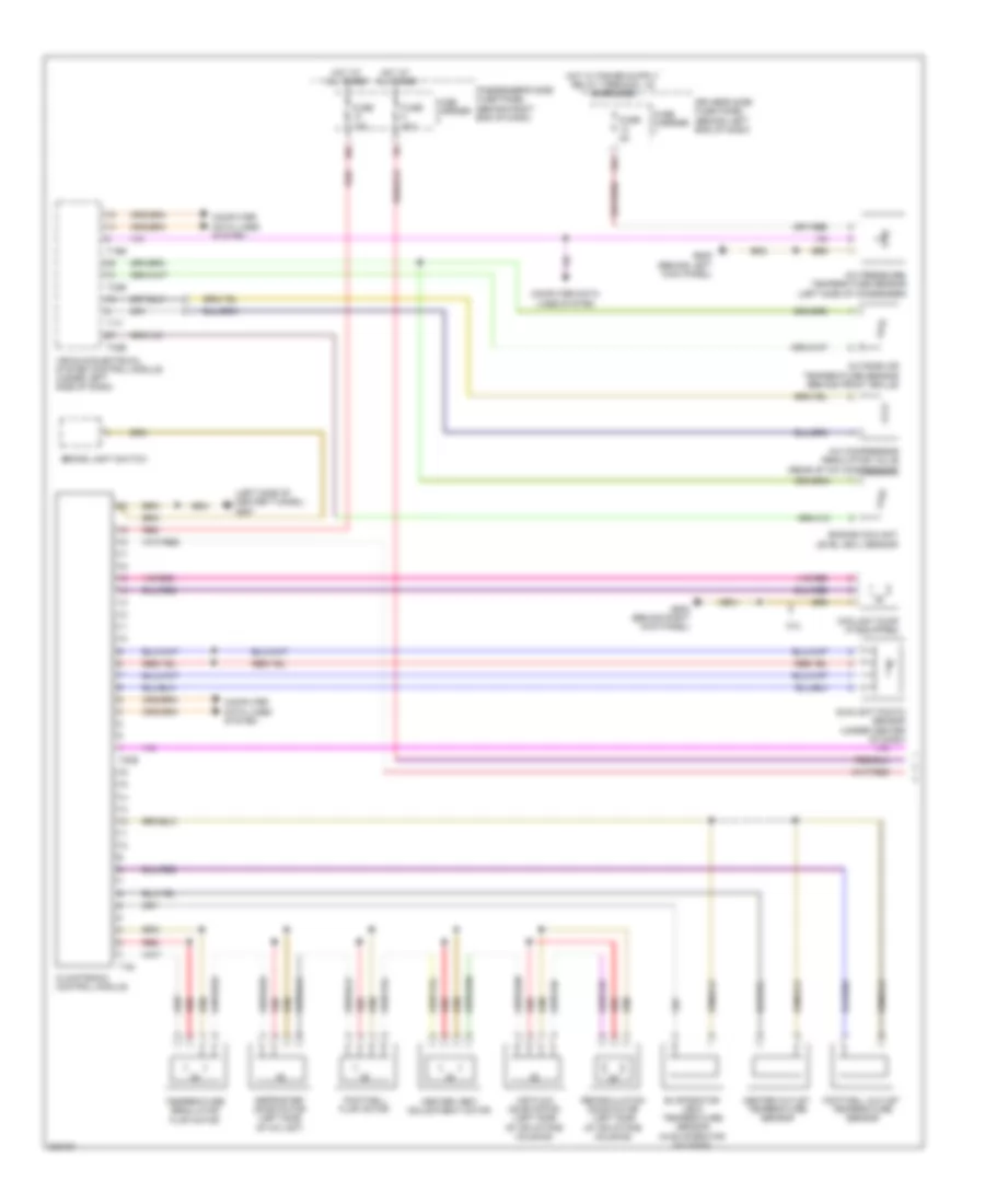Automatic A C Wiring Diagram Basic 1 of 2 for Audi A4 2 0T Avant Quattro 2010