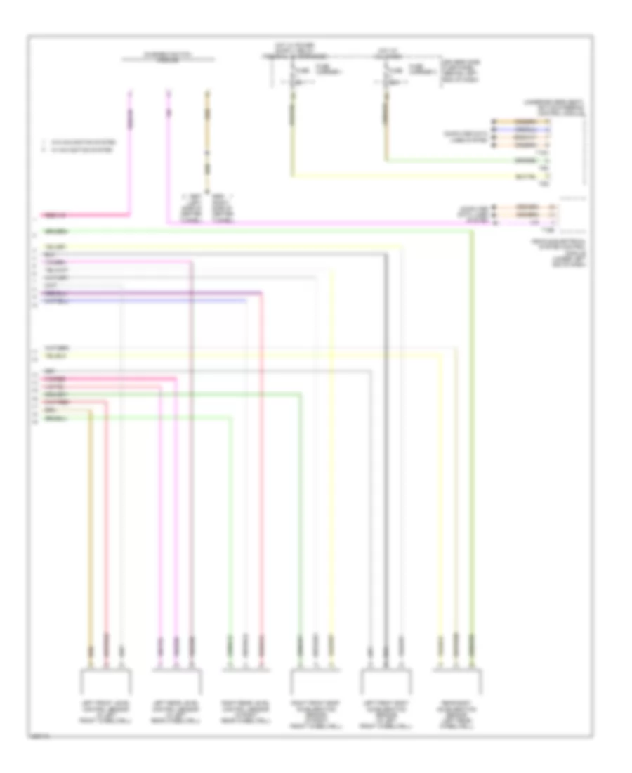 Electronic Suspension Wiring Diagram (2 of 2) for Audi A4 2.0T Avant Quattro 2010