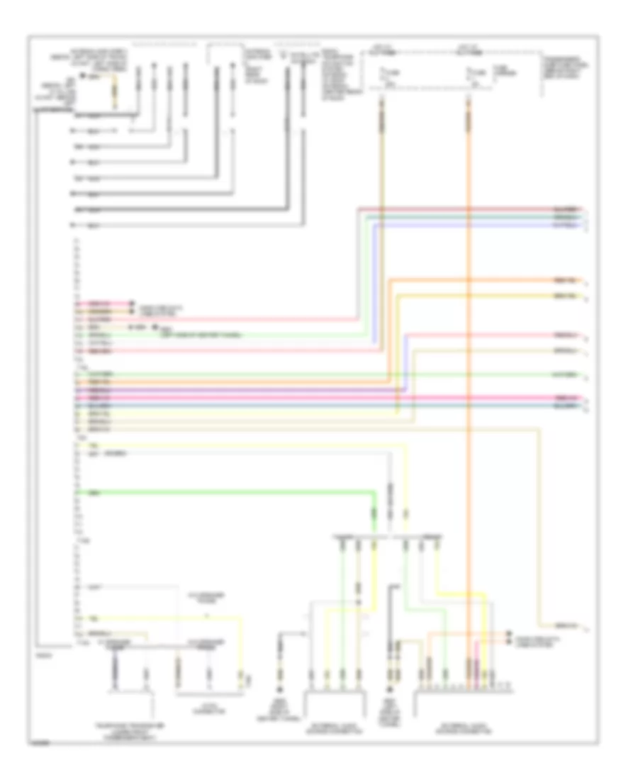 Radio Wiring Diagram, Basic Infotainment (1 of 2) for Audi A4 2.0T Avant Quattro 2010