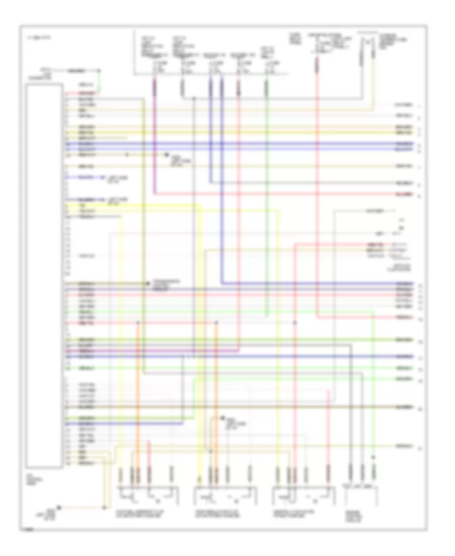 Automatic AC-Heater System Wiring Diagram (With Manual Transmission Wiring Diagram, MT 1 Of 2) for Audi 90 1995