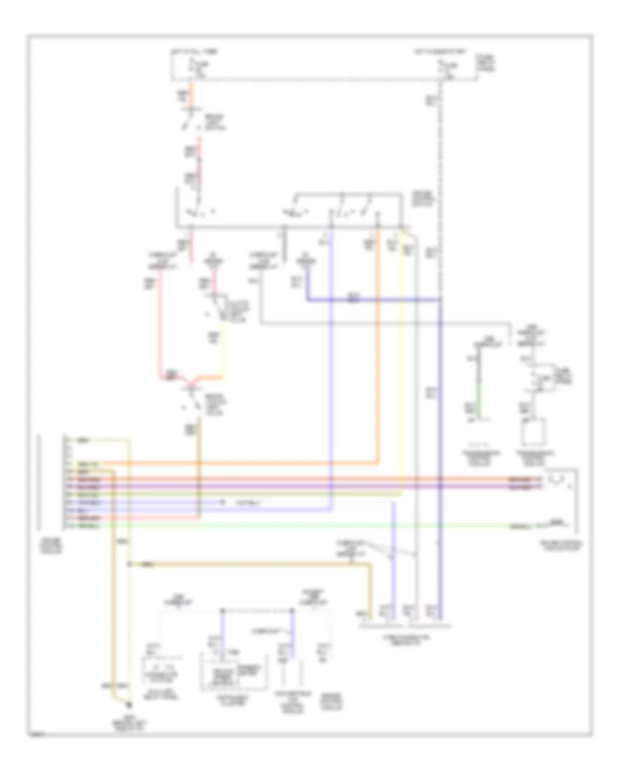 Cruise Control Wiring Diagram for Audi 90 1995