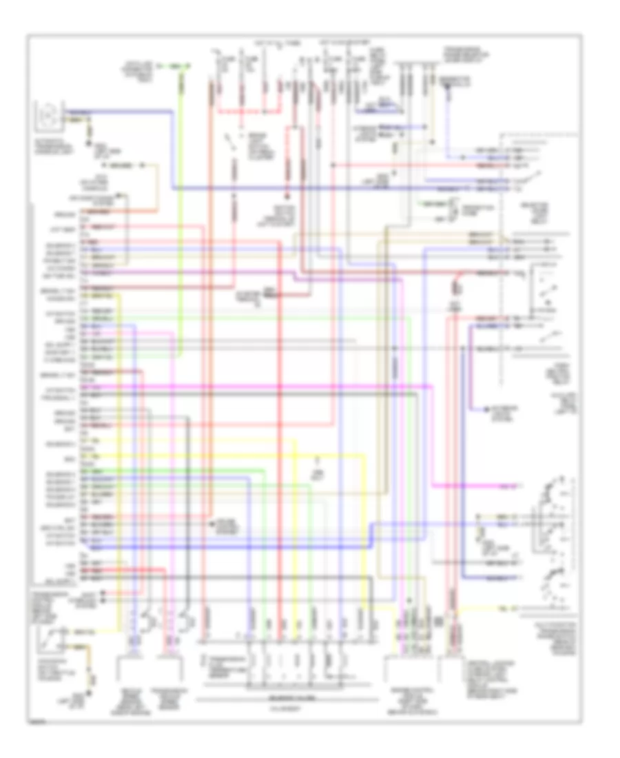 A T Wiring Diagram for Audi 90 1995