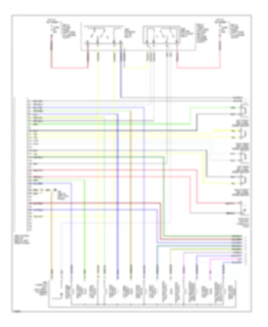 Anti lock Brakes Wiring Diagram 1 of 2 for Audi A8 L Quattro 2002