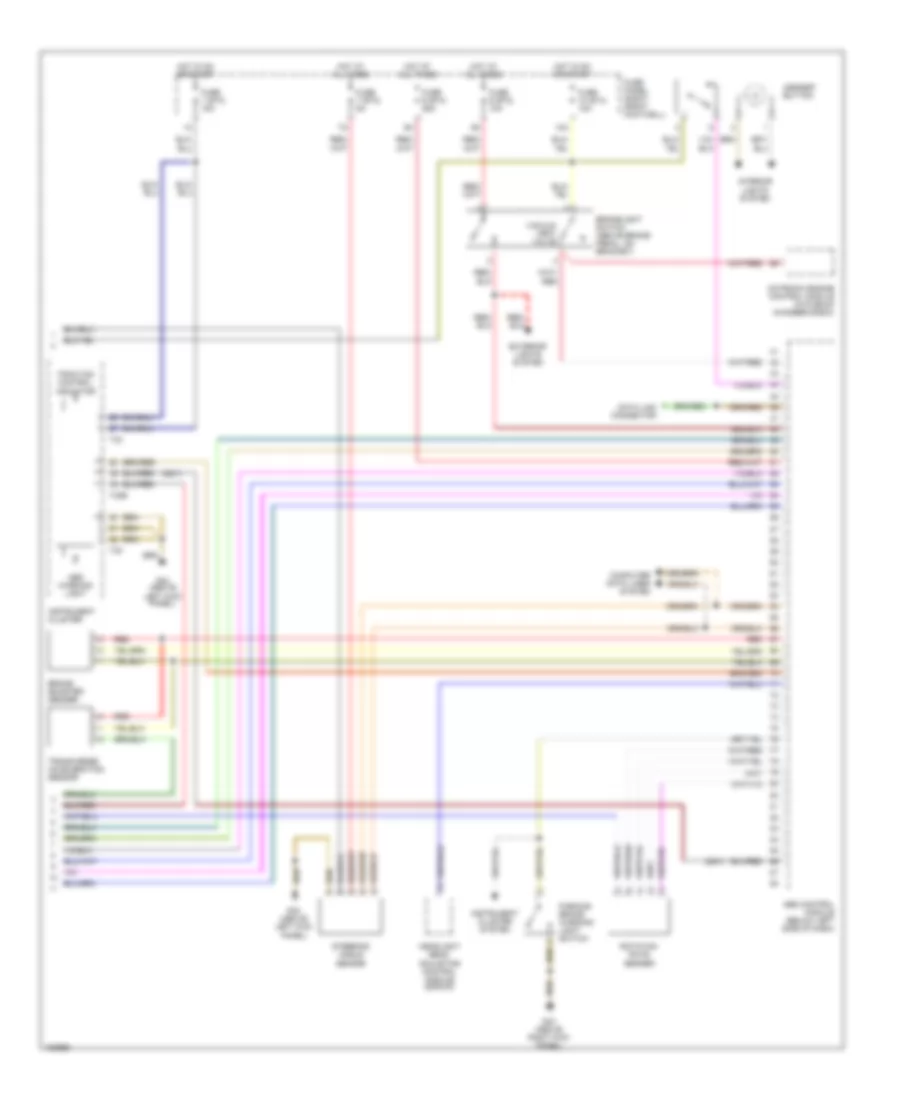 Anti lock Brakes Wiring Diagram 2 of 2 for Audi A8 L Quattro 2002